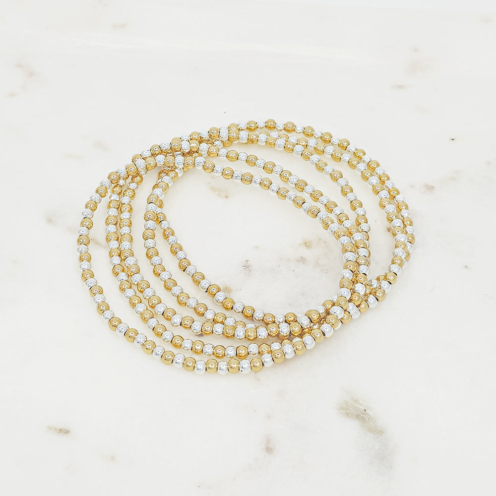 Stretch Beaded Bracelet Set of 5