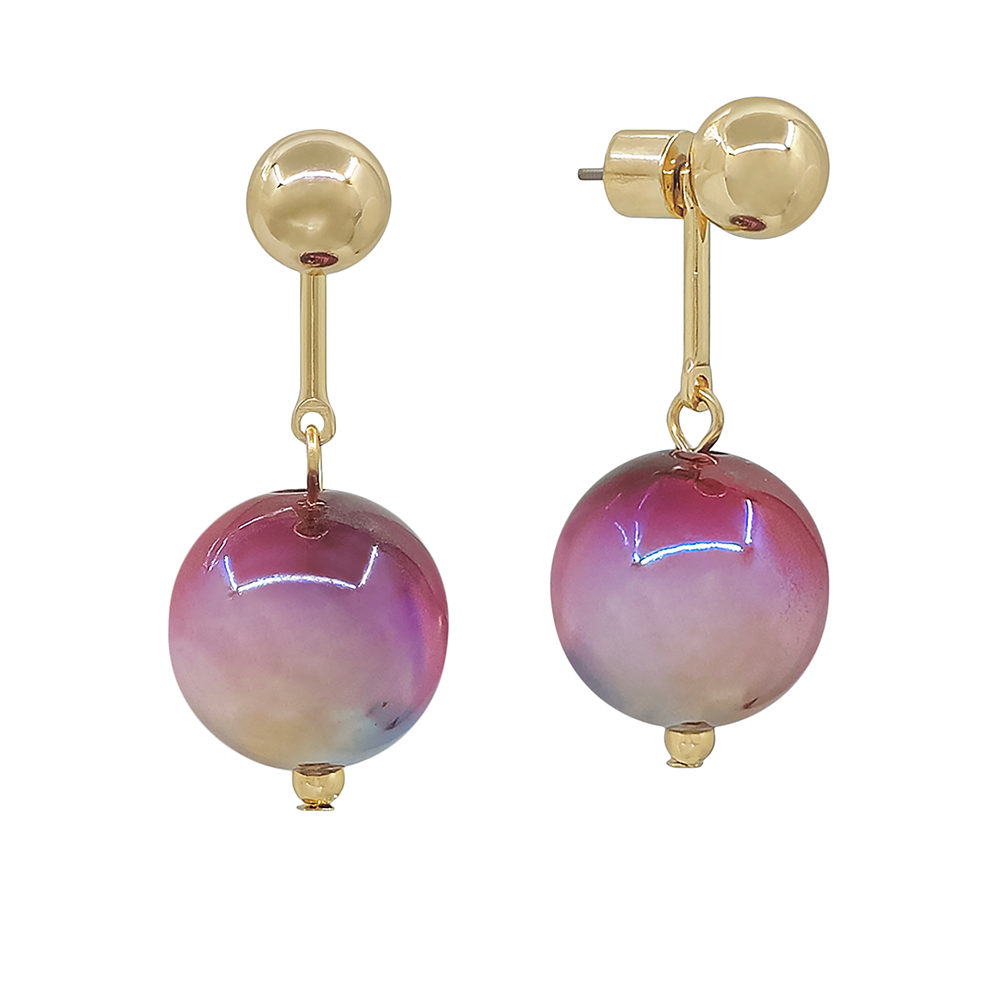 Candy Bead Drop Earrings