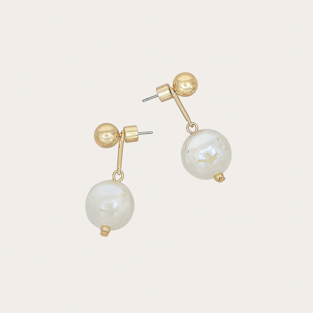 Candy Bead Drop Earrings