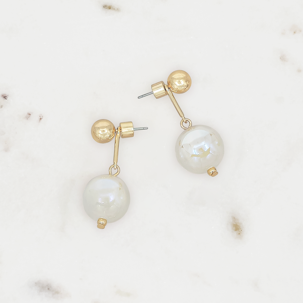 Candy Bead Drop Earrings