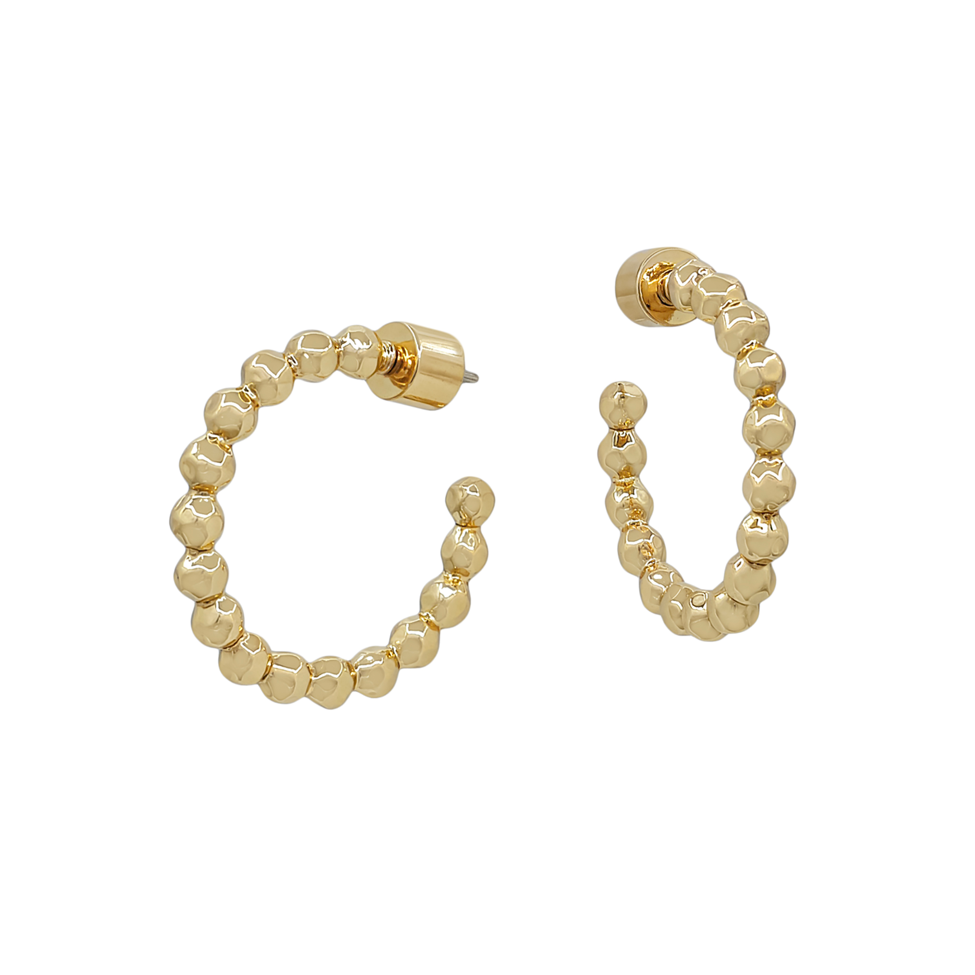 Beaded Hoop Earrings