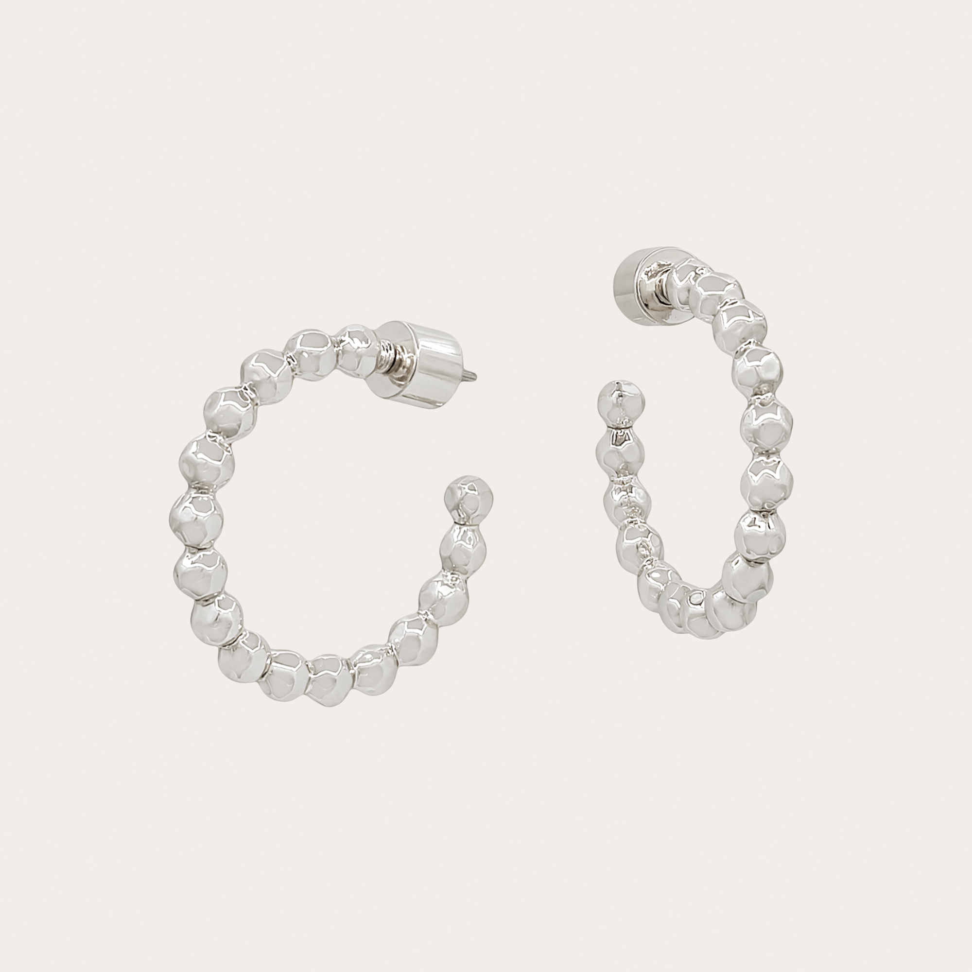 Beaded Hoop Earrings