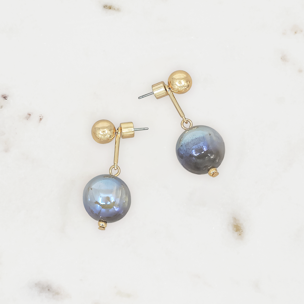 Candy Bead Drop Earrings