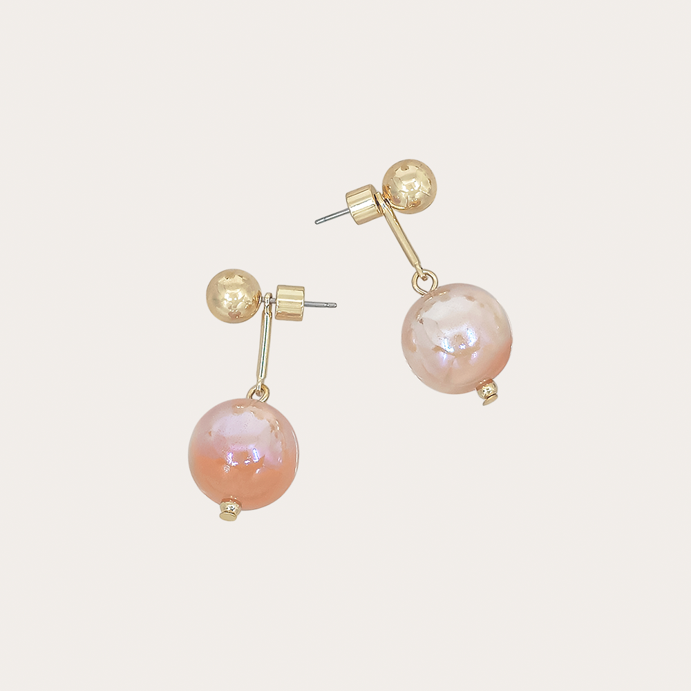 Candy Bead Drop Earrings