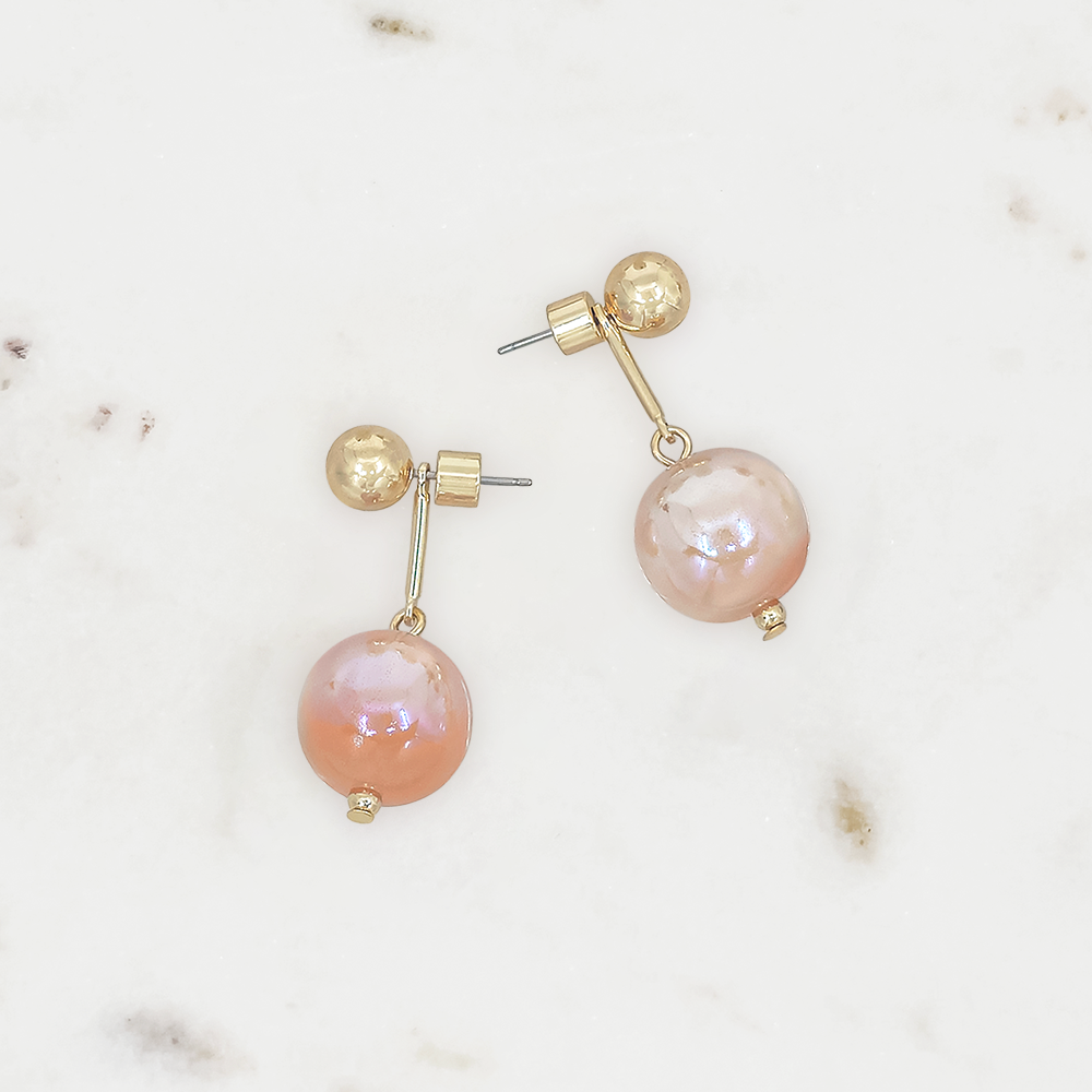 Candy Bead Drop Earrings