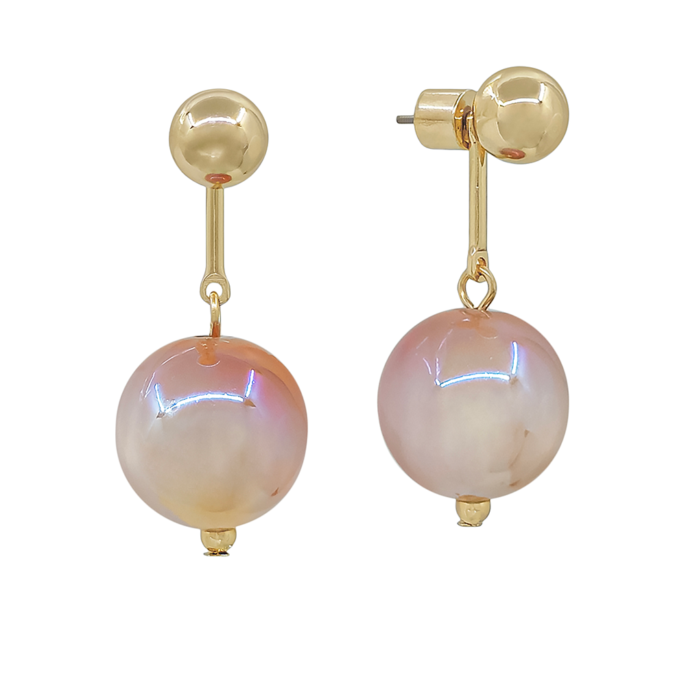 Candy Bead Drop Earrings