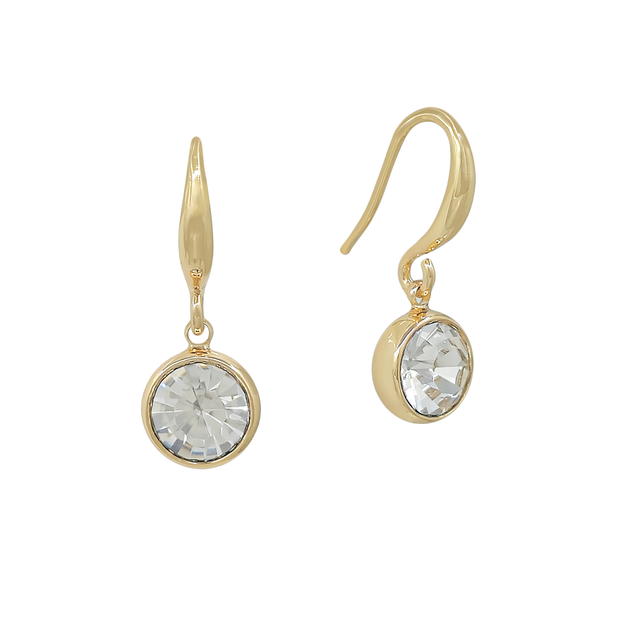Crystal Drop Hook Earrings