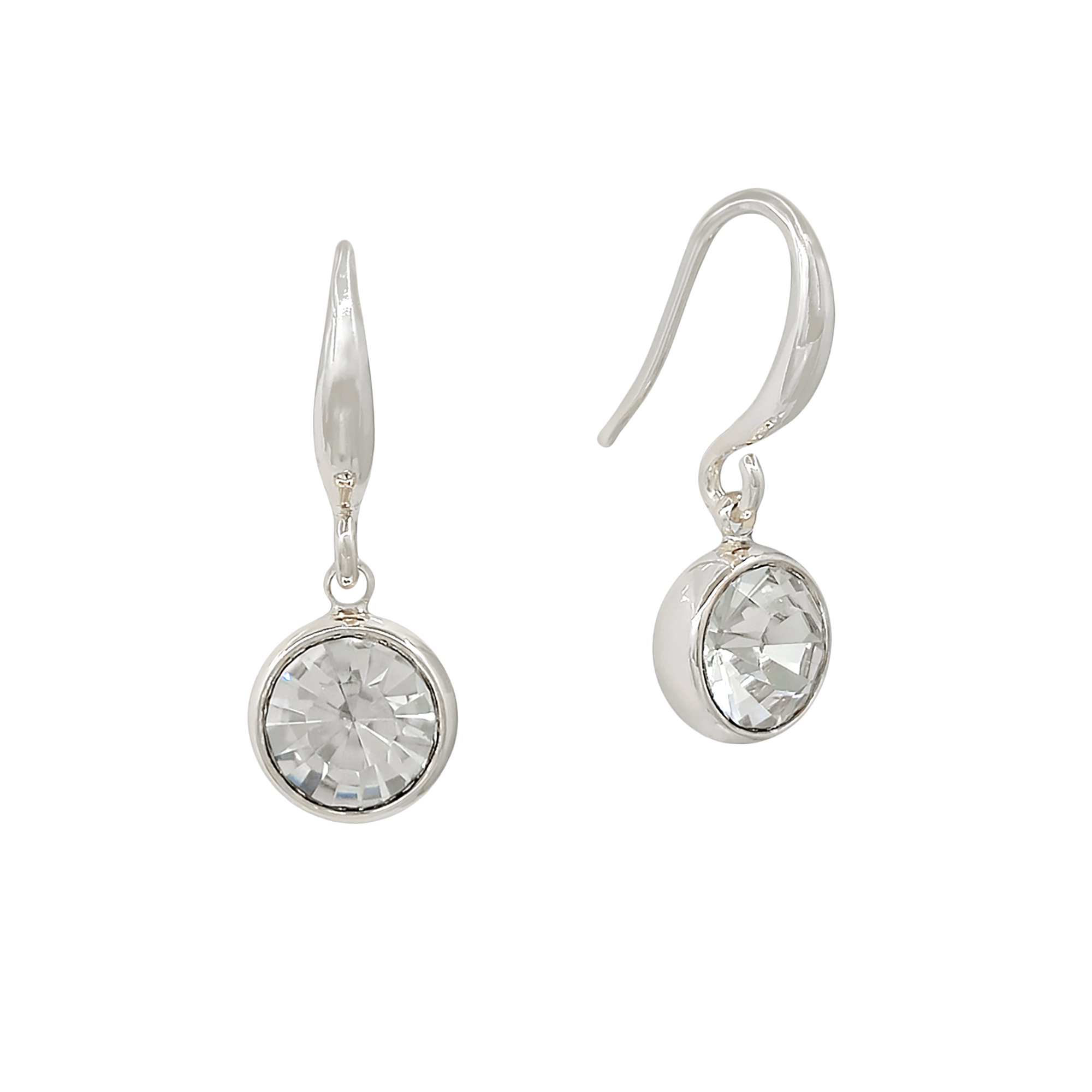 Crystal Drop Hook Earrings