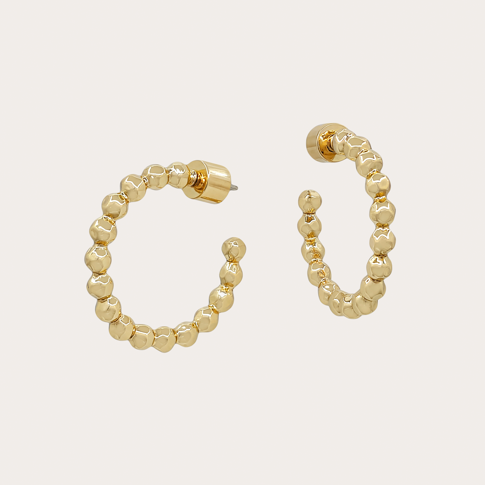 Beaded Hoop Earrings